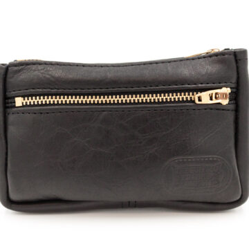 Small Leather Pouch - Black