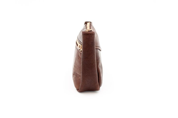Small Leather Pouch - Brown - Made in USA