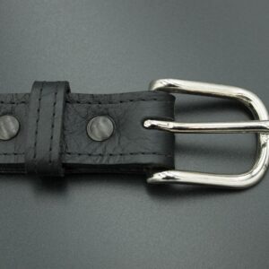 Full Grain Leather Dress Belt - Black