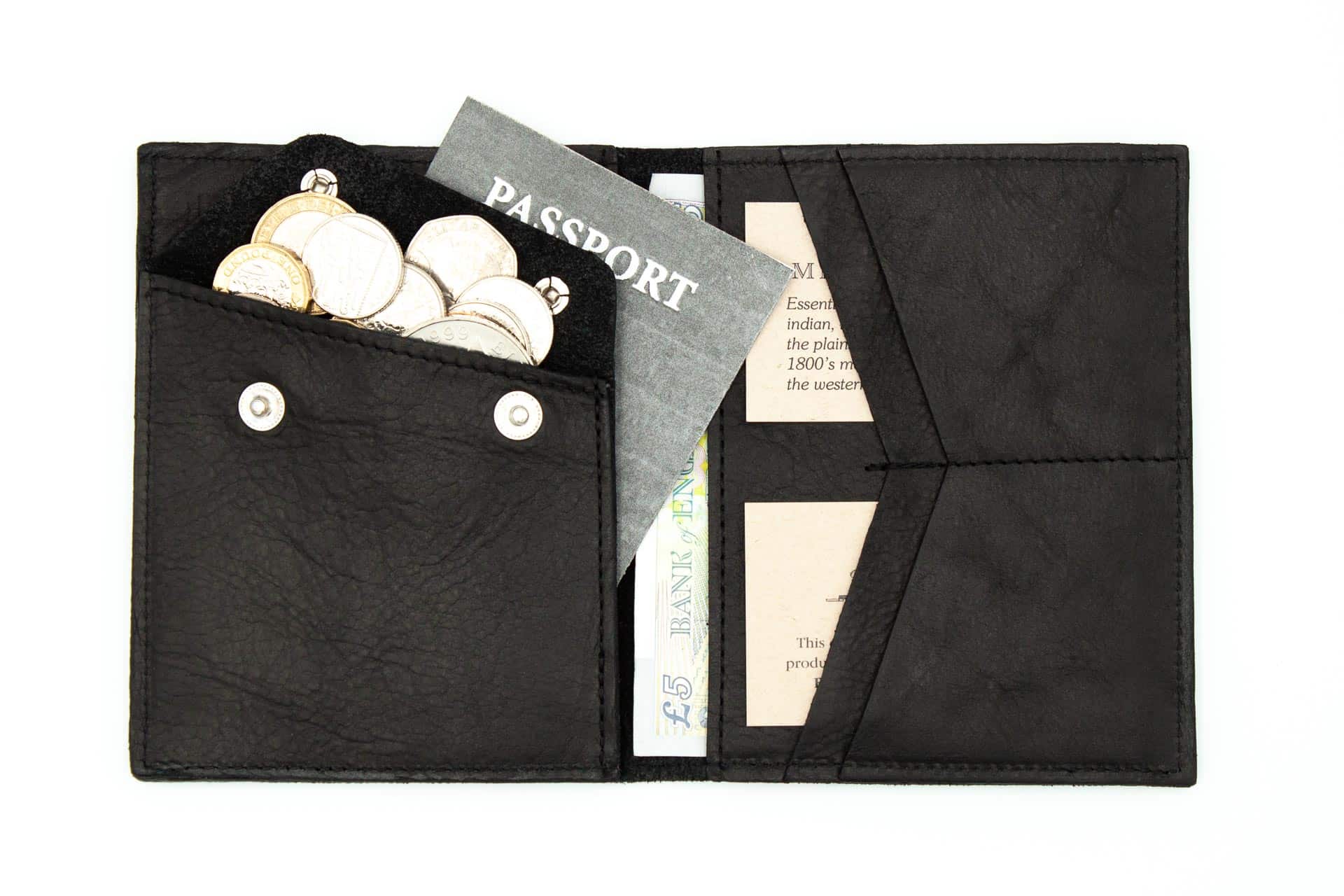 Tassen & portemonnees Bagage & Reizen Paspoorthoezen Travel Wallet Bison Paspoort Cover Buffalo Leather 