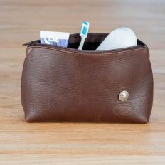 Buffalo Leather Dopp Kit - Toiletries Bag
