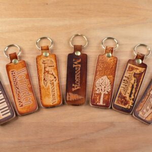 Minnesota Leather Keychains - Made in Minnesota