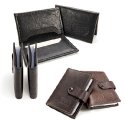 Handmade Buffalo Leather Card Cases - Made in USA