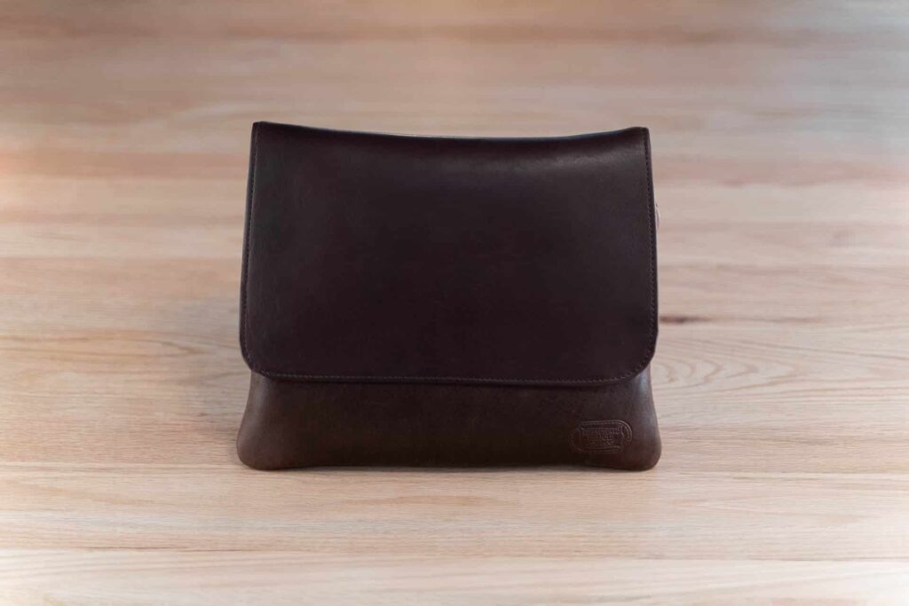 Brown Handmade Leather Purse - Made in USA