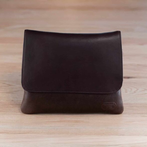 Brown Handmade Leather Purse - Made in USA