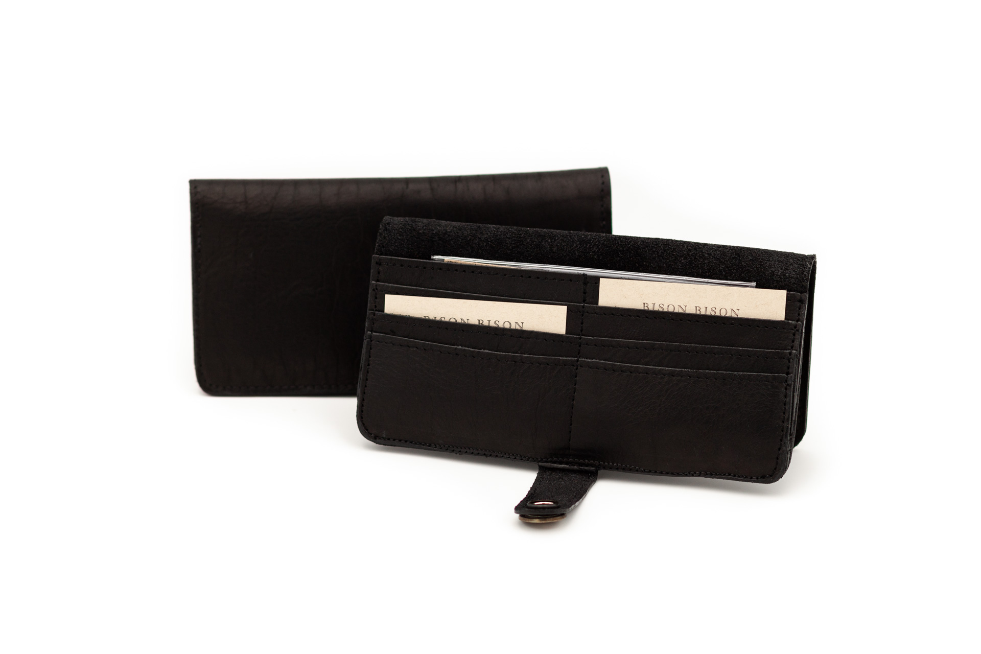 Womens Slim Leather Wallet Dakota Slim Buffalo Billfold Company