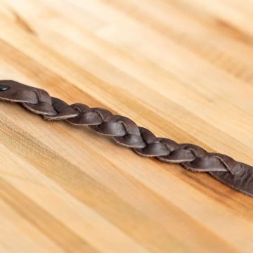 Mystery Braid Leather Bracelet - Made In Usa