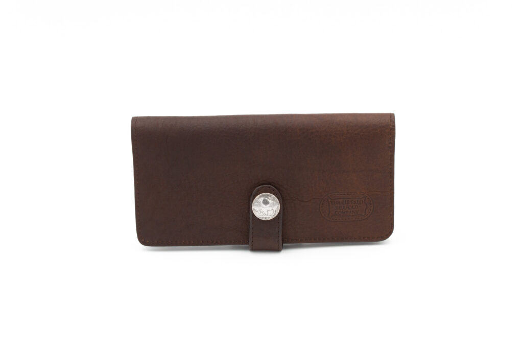 Womens Brown Leather Wallet - Made in USA