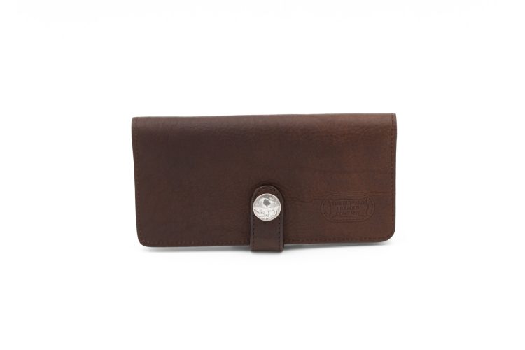 Womens Brown Leather Wallet - Made in USA
