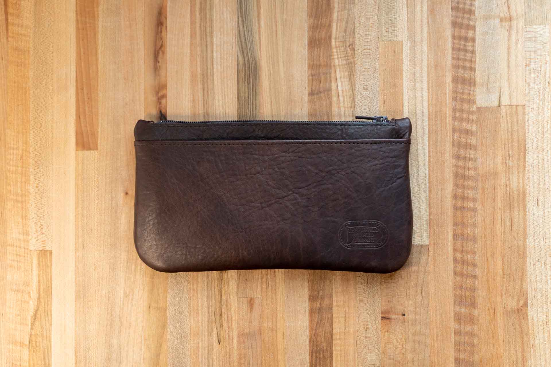 Leather Zipper Pouch | Buffalo Billfold Company