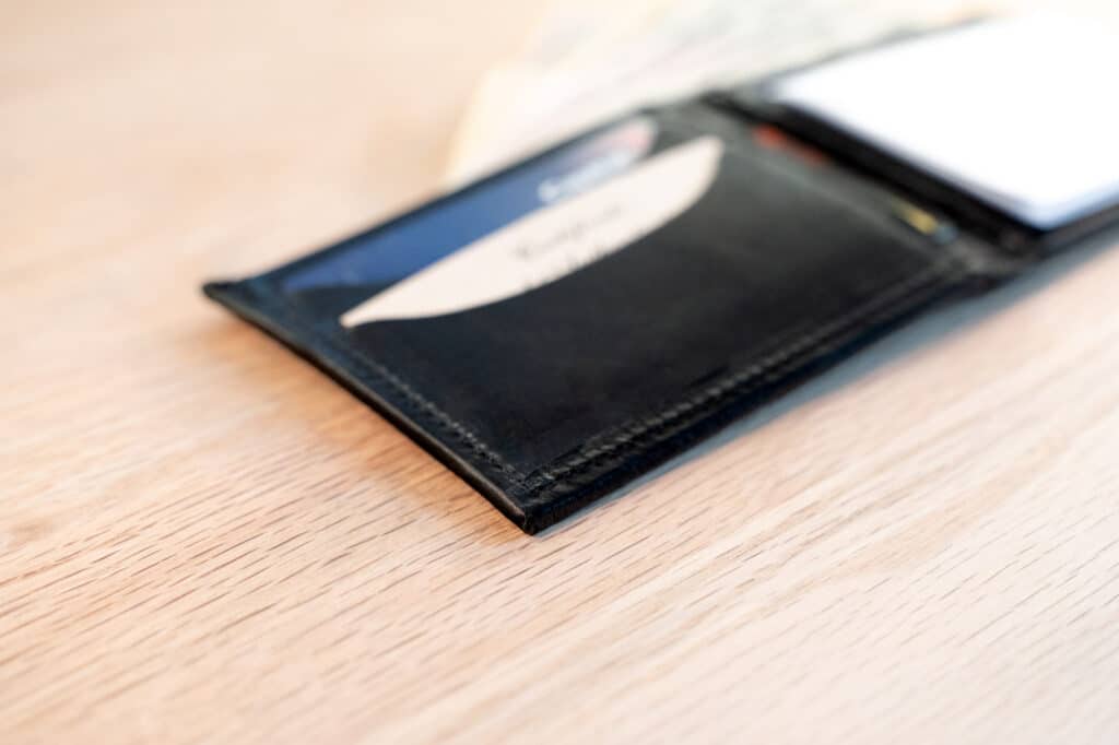 This RFID Wallet is Handmade from Full Grain Leather
