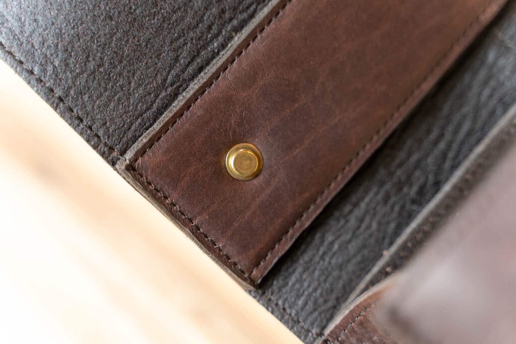 Brown Leather Expedition Bag - Brass Rivets