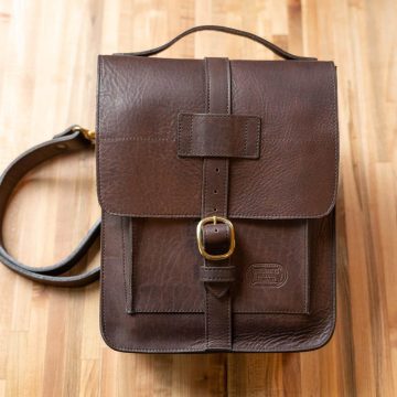 Brown Leather Expedition Bag