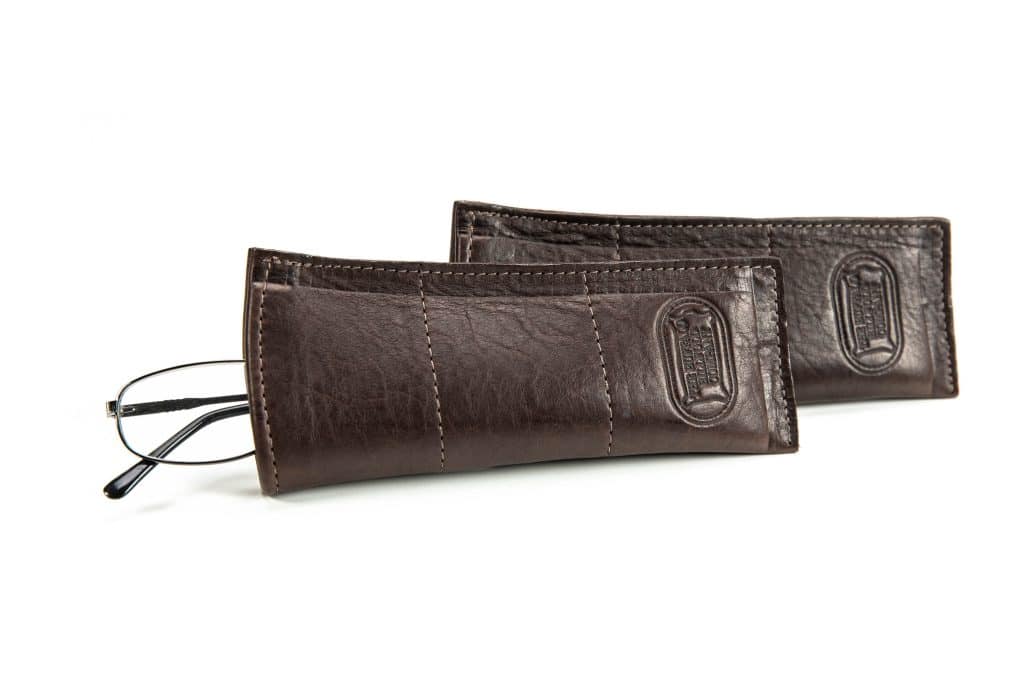 Spectacle Case - Brown Leather - Made in USA