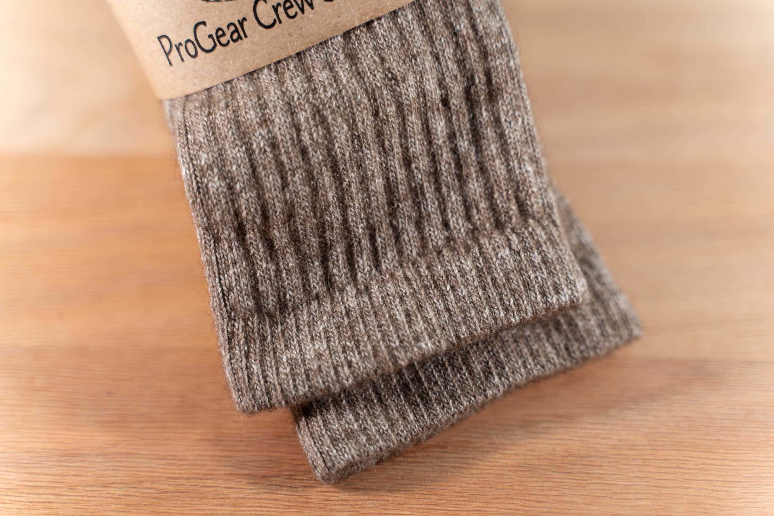 Bison Wool Socks - Made In Usa - Crew Cut Bison Wool Socks - Made In Usa - Crew Cut
