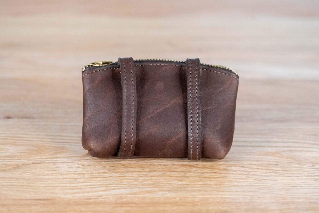 Handmade Leather Belt Pouch - Belt Loops - Made in USA