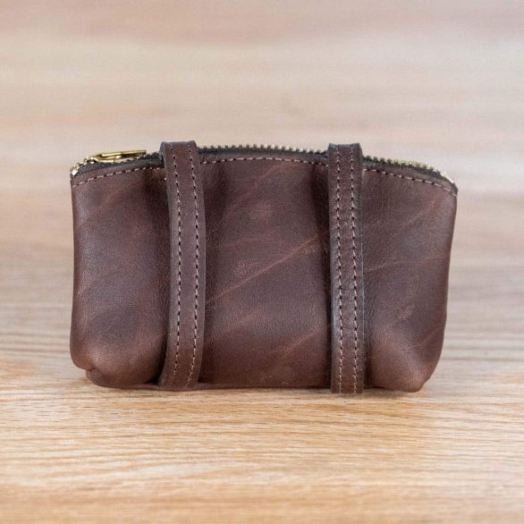 Handmade Leather Belt Pouch - Belt Loops - Made in USA