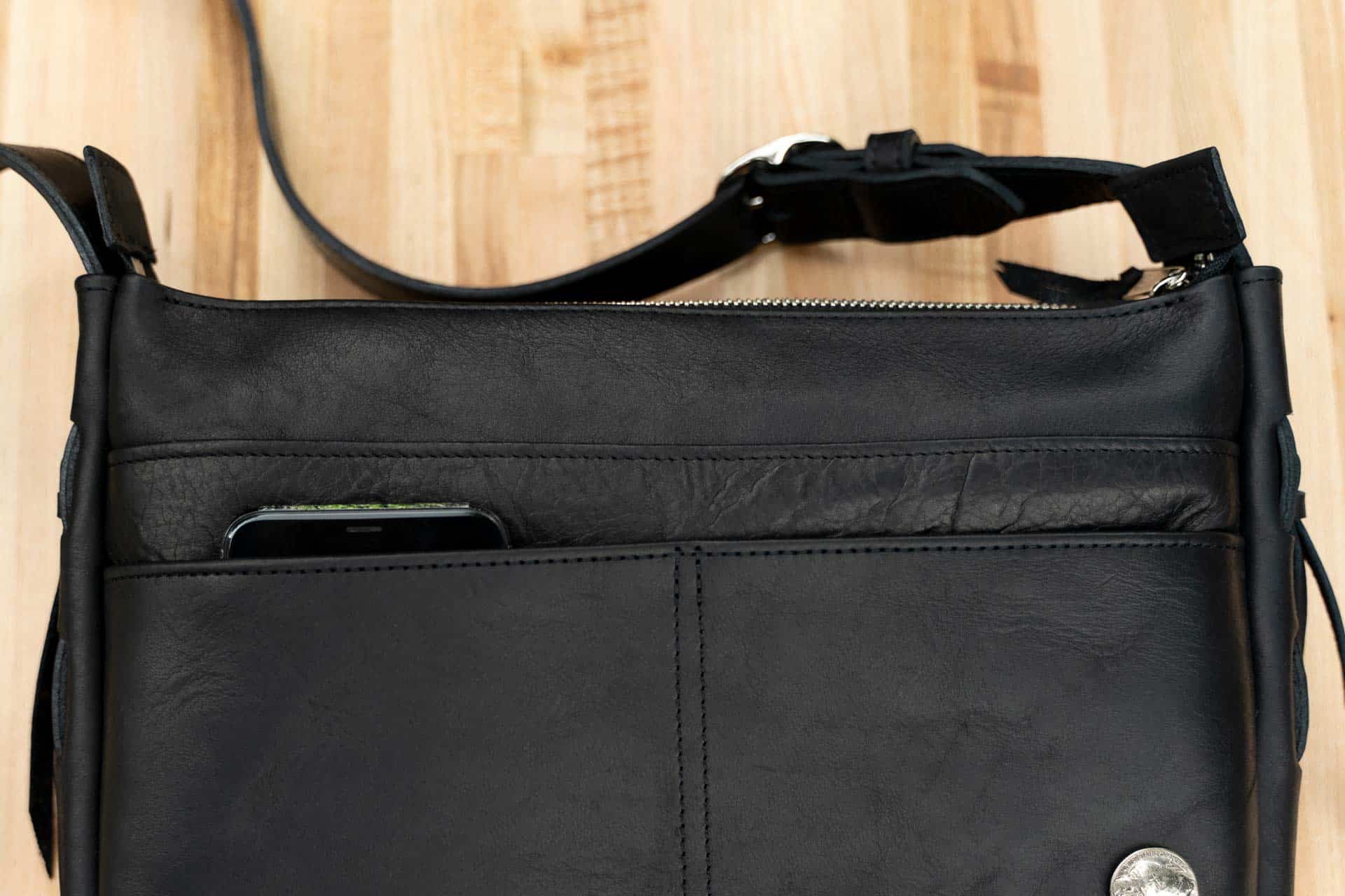 Colour:Black STILORD Large Vintage Duffle Travel Bag Dakota in Cabin Size/Handbag or Shoulder Bag/Genuine Leather/Buffalo
