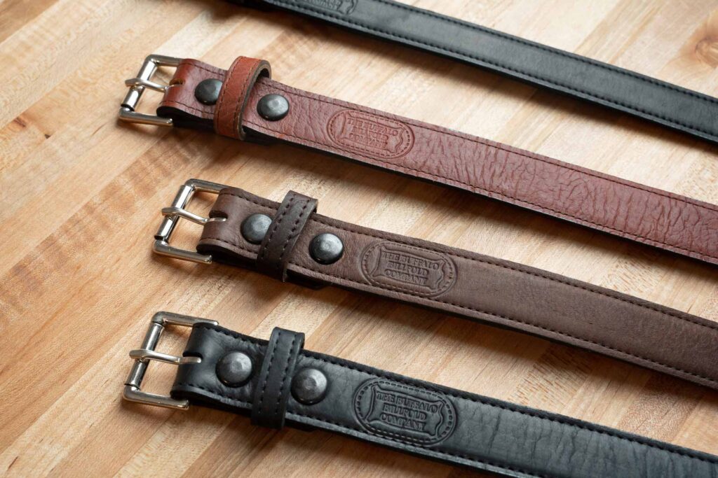 Buffalo Leather Belt - Badlands Russet