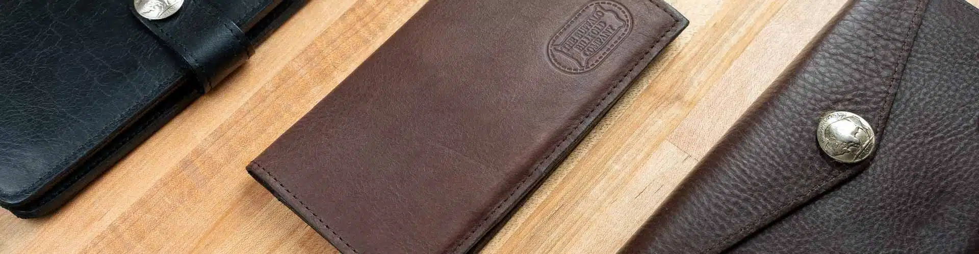 Leather Checkbook Covers