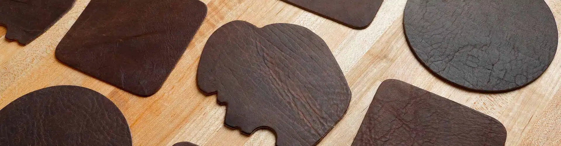 Leather Coasters - Made in USA