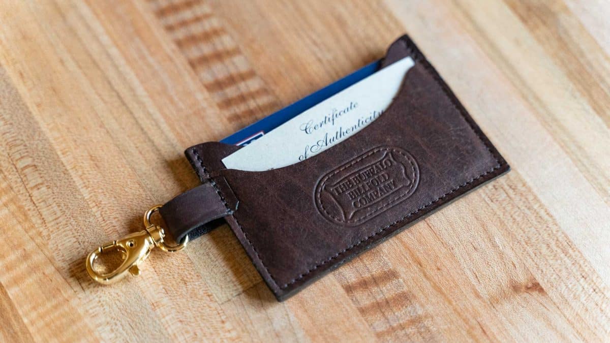 Leather Wallet Keychains