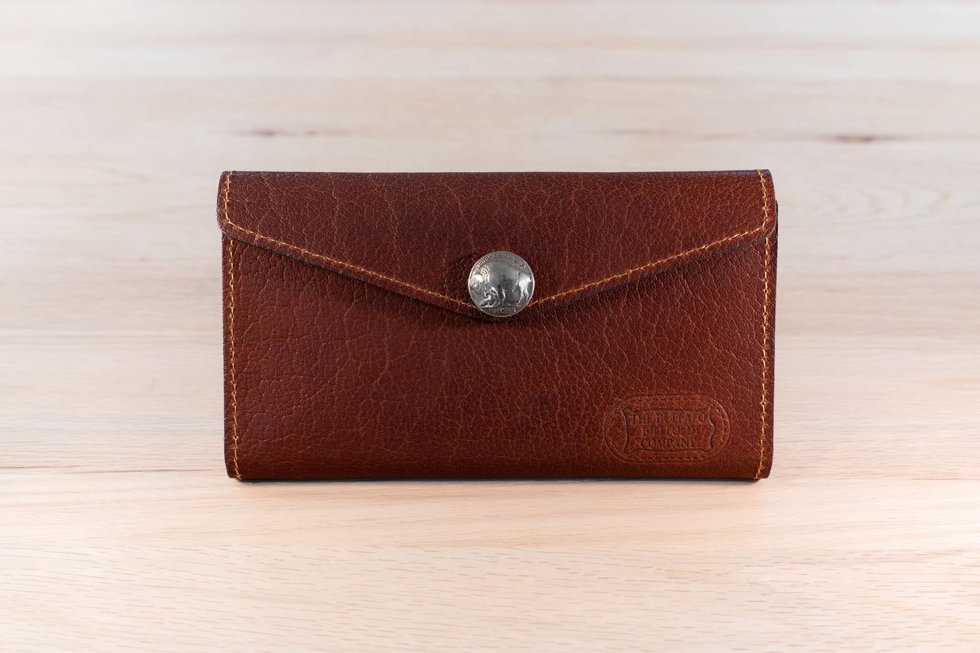 Envelope Leather Clutch Bag