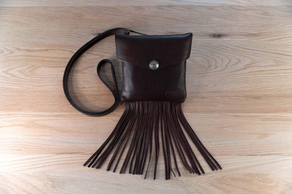 Leather Fringe Purse - Made in USA