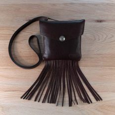 Leather Fringe Purse - Made in USA