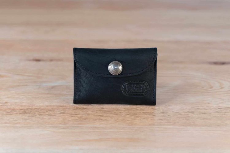 Dakota Leather Bifold Metal Money Clip Wallet in Chestnut Brown