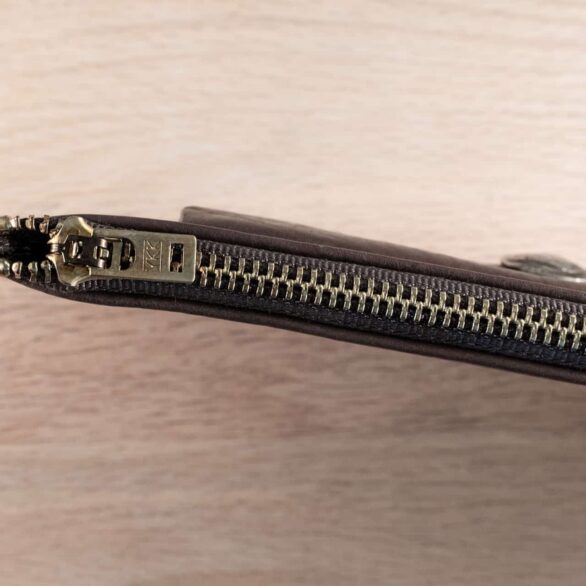 Bank Money Bag with Strong Metal Zipper