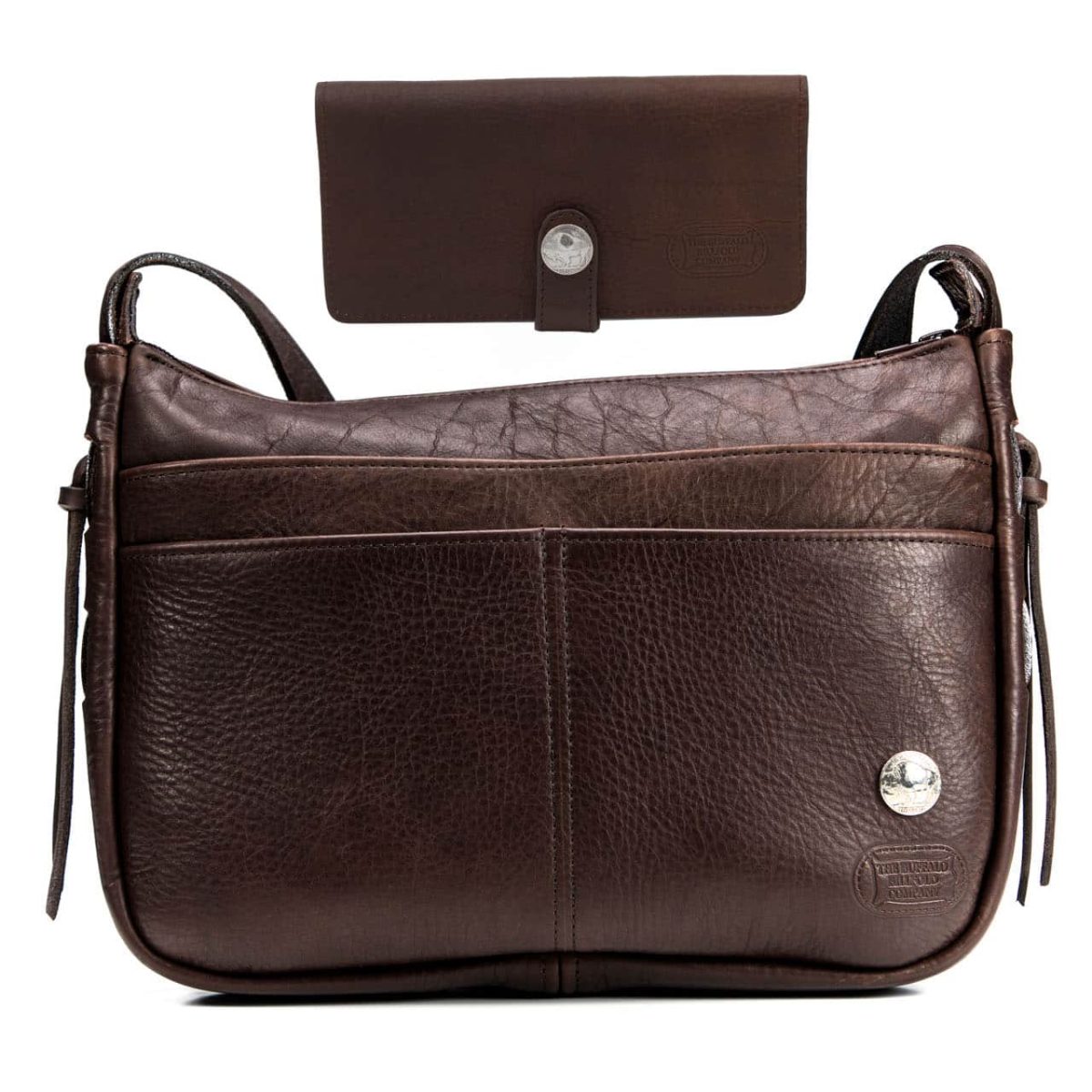 Dakota Leather Purse and Wallet Set – brown