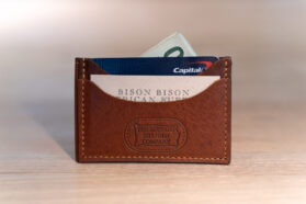 Leather Front Pocket Wallet - American Chestnut