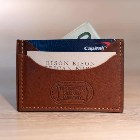 Leather Front Pocket Wallet - American Chestnut