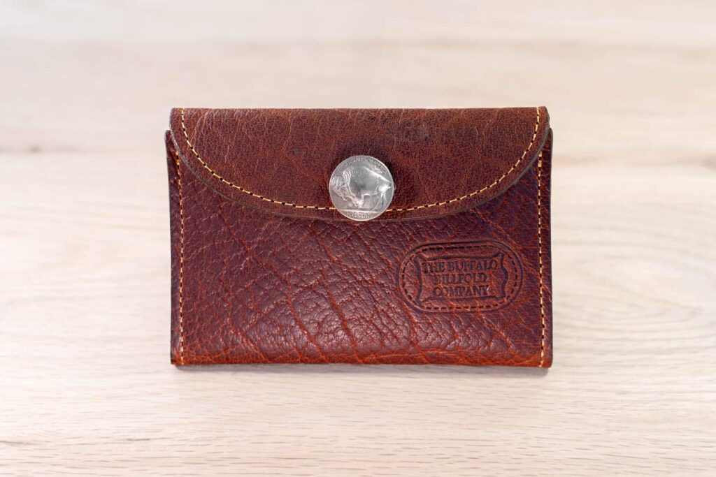 Women's Mini Wallet - Red Leather