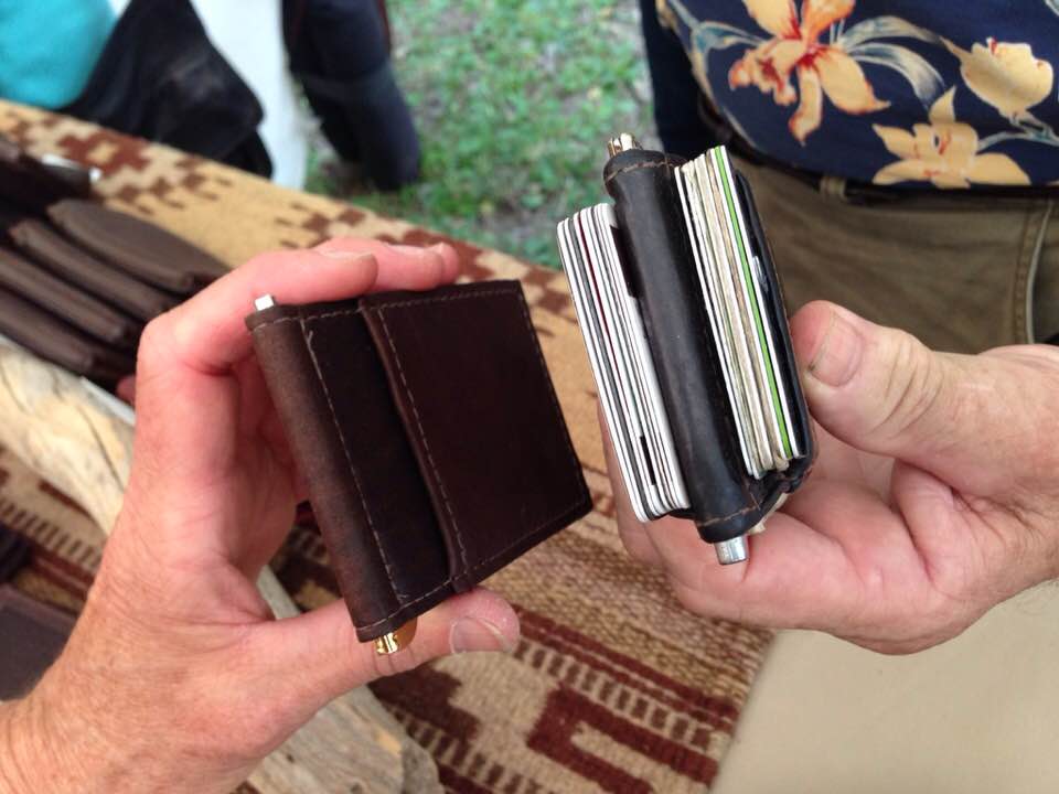 Leather Money Clip and Credit Card Holder – Moonshine Leather Company