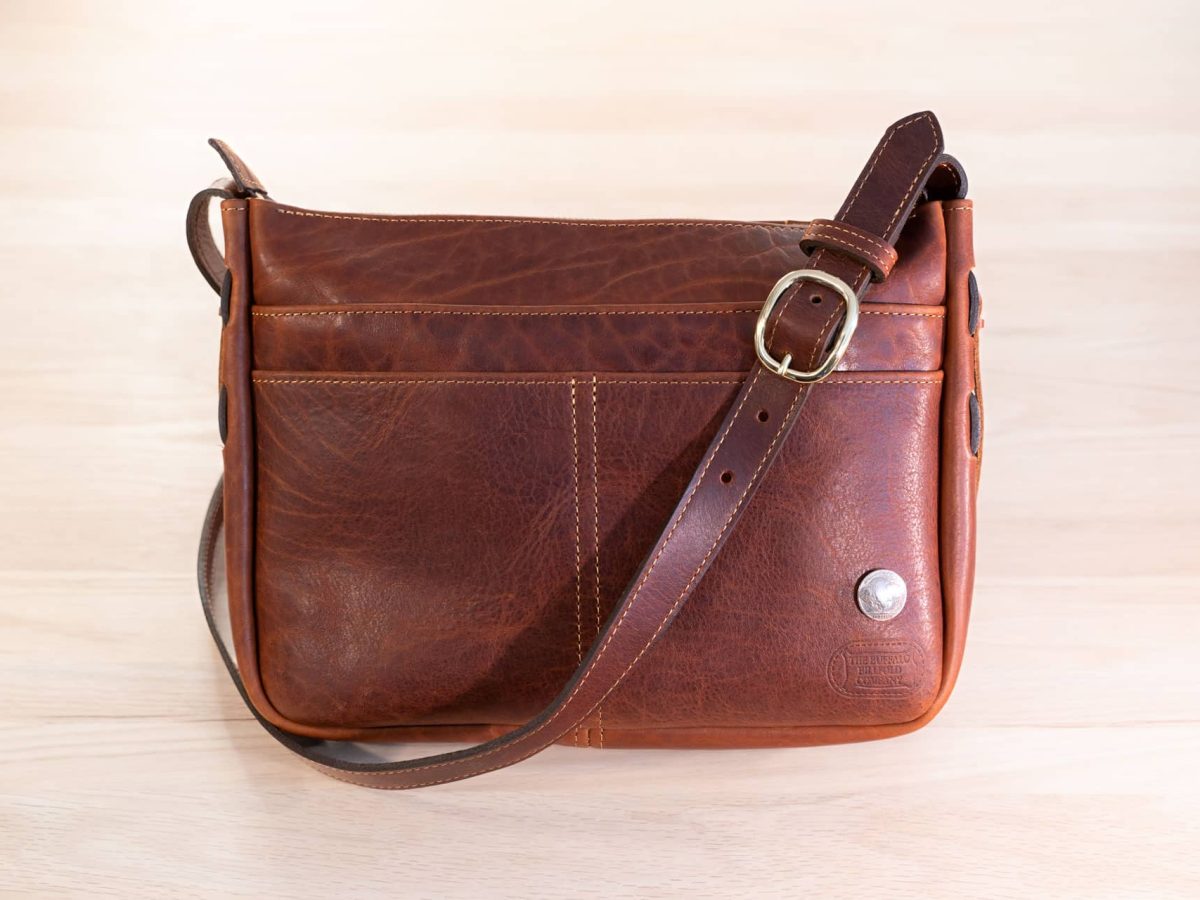 Leather Crossbody Phone Bag for Women Leather Strap / Interior Divider