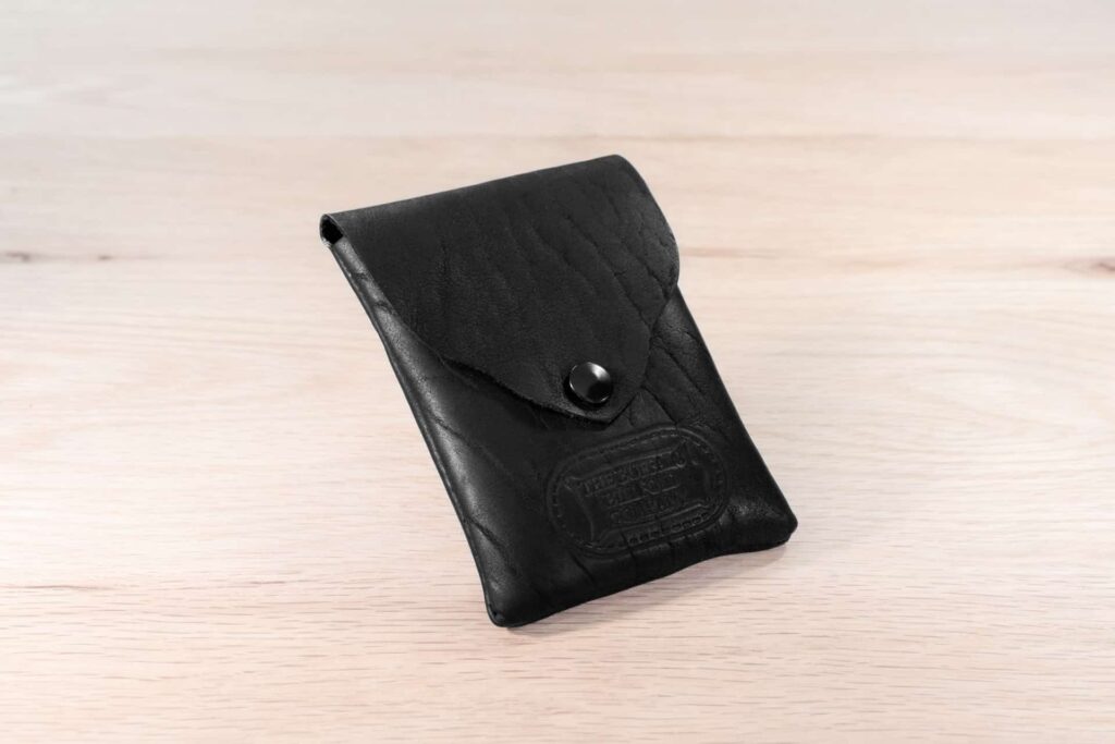 Profile view of Black Business Card Holder