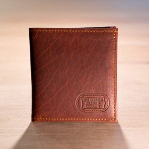 Mens Hipster Wallet - Red Leather