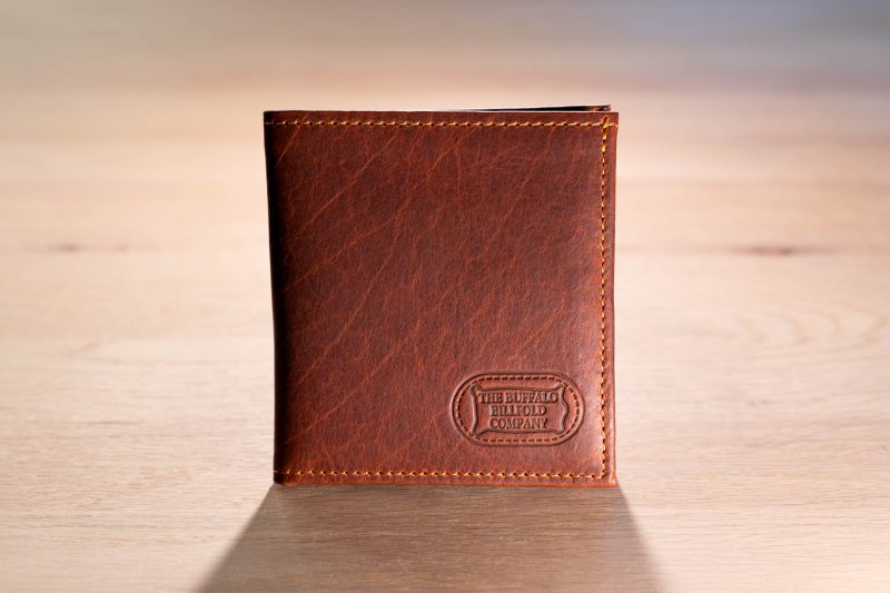 Front Pocket L-Fold Snap Leather Wallet