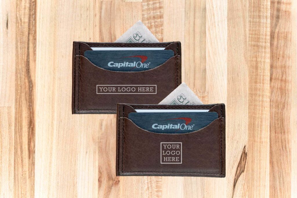 Front Pocket Wallet with Custom Logo - Promotional Business Gift