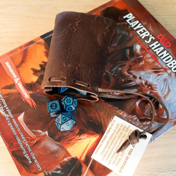 Leather Dice Bag for DND
