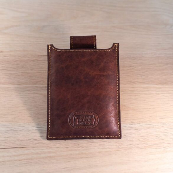 Leather-Cell-Phone-Holster-American-Chestnut-Red