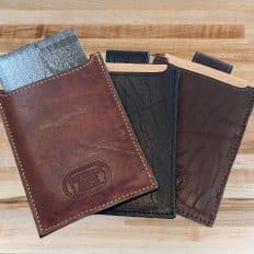 Leather Phone Case for Belts - Made in USA