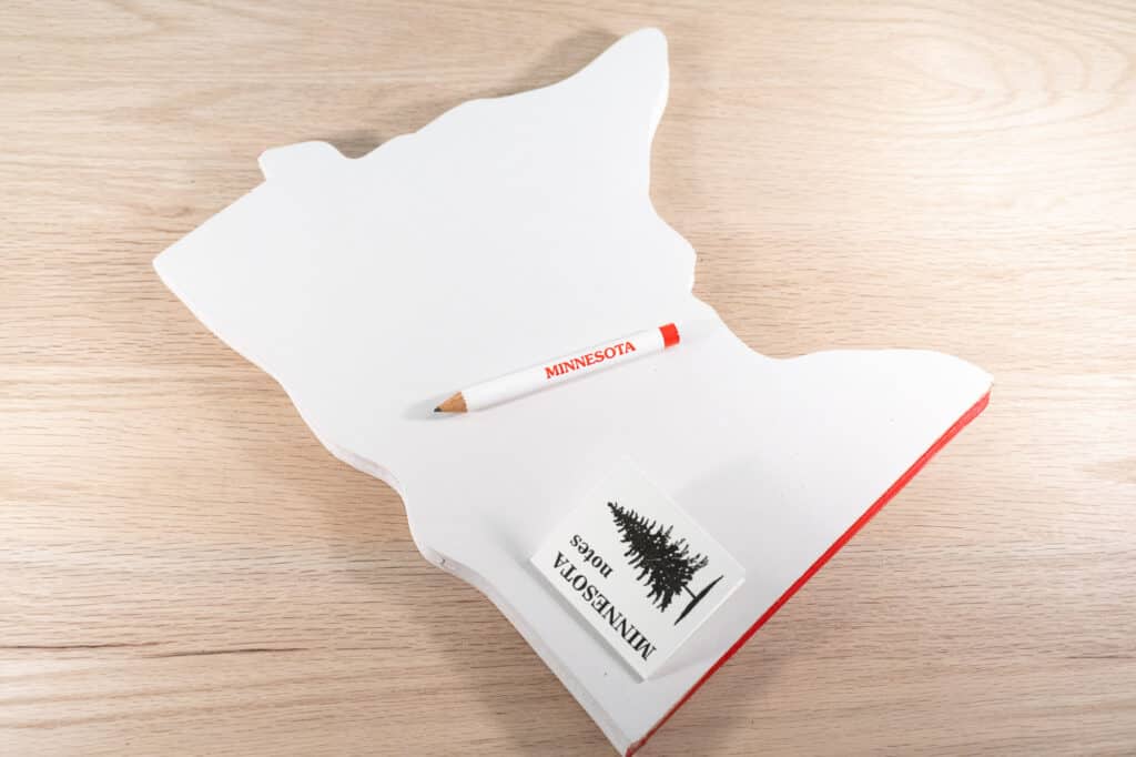 Minnesota State Paper Notepad - Medium - Made in USA