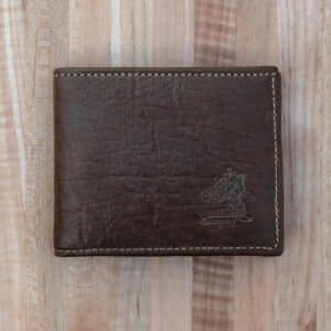 Bigfoot Leather Wallet - Bifold - Brown - Made in USA