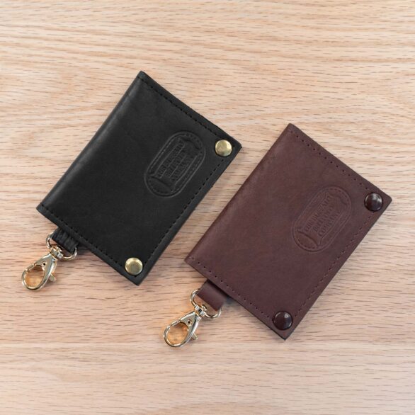 Black and Brown Premium Leather Luggage Tags - Made in USA