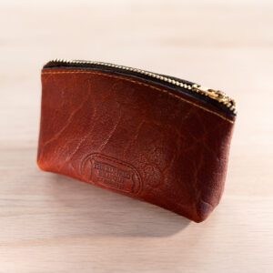 Bison Leather Apple Magic Mouse Case - American Chestnut Red