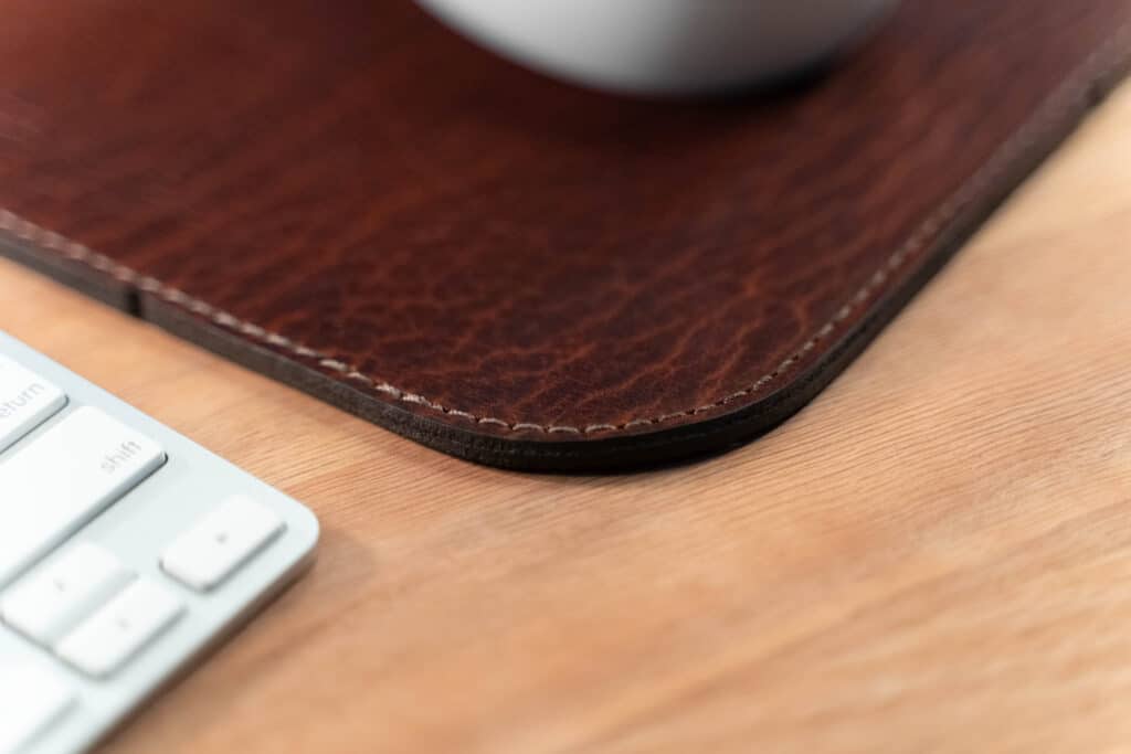 American Chestnut Premium Leather Mouse Pad