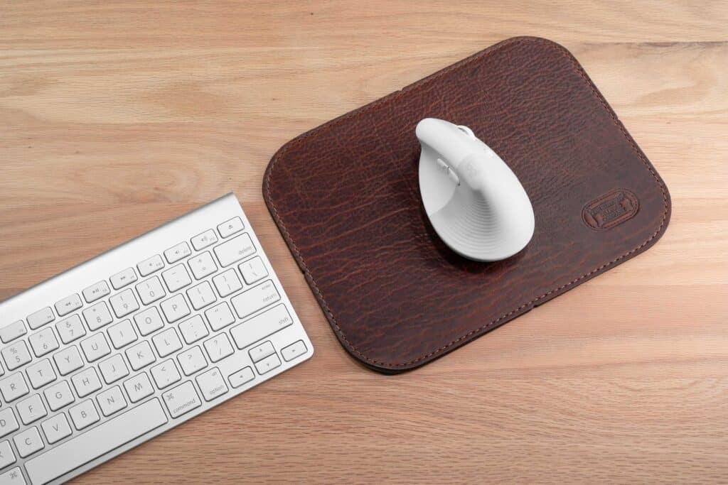 American Chestnut Premium Leather Mouse Pad